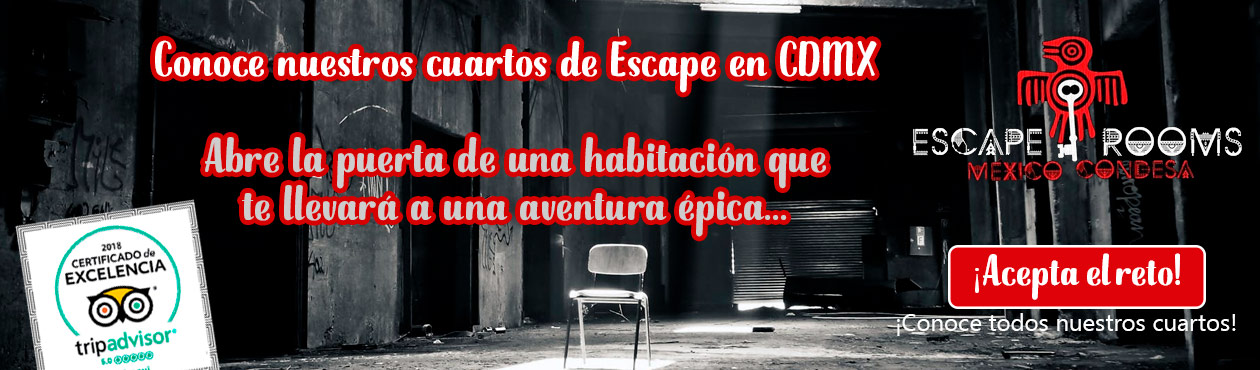 Escape Rooms México en la colonia Condesa